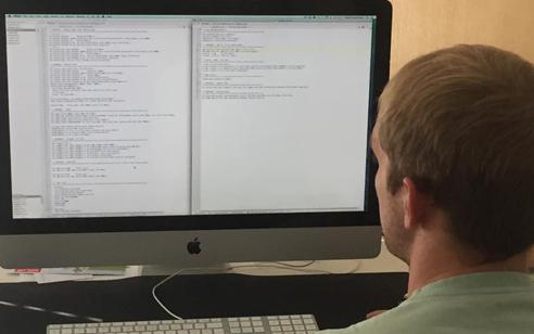 tr10 software engineer writing code for bespoke software
